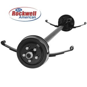 rockwell-american-3500lb-electric-brake-axle-with-springs-and-ubolts-5-lugs