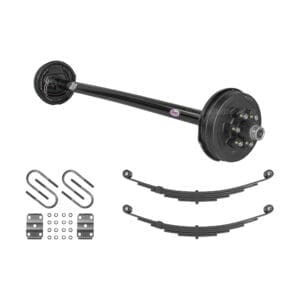 5200 lb Electric Brake Axle Running Gear Set