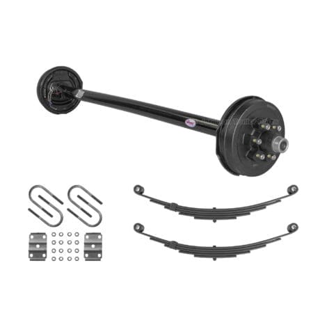 5200 lb Electric Brake Axle Running Gear Set