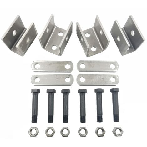 Single Axle Hanger Kit - Fits 1.75" Double Eye Springs - Part Number PS-HRK05 - Rockwell American