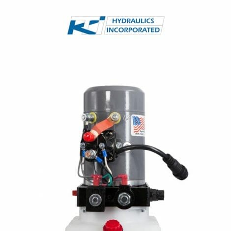 3 Quart 12v KTI Double Acting Hydraulic Pump | DC-4442