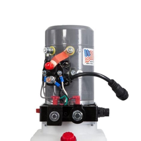3 Quart 12v KTI Double Acting Hydraulic Pump | DC-4442-6