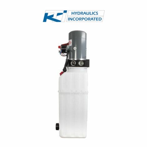 8 Quart 12V KTI Single Acting Hydraulic Pump
