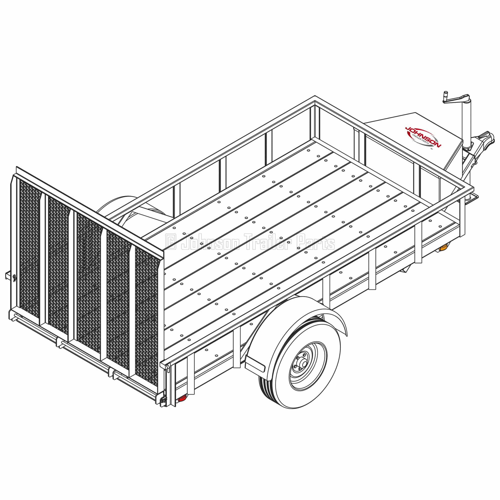 5 x 10 Utility Trailer Plans Blueprints 3 500 lb Capacity