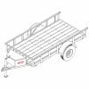 5' x 10' Utility Trailer Plans Blueprints - 3,500 lb Capacity |