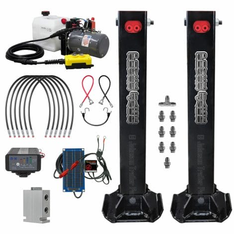 Dual Hydraulic Trailer Jack Deluxe Kit