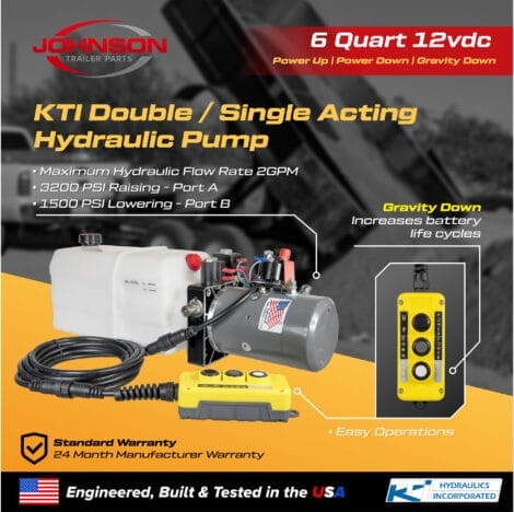 11 Ton Hydraulic Scissor Hoist Kit | Model PH616-6-3