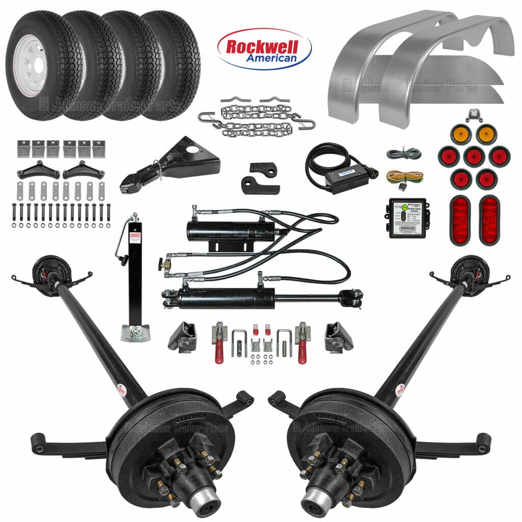 Gravity Tilt Trailer Parts Kit - 10.4k | Johnson Trailer Parts