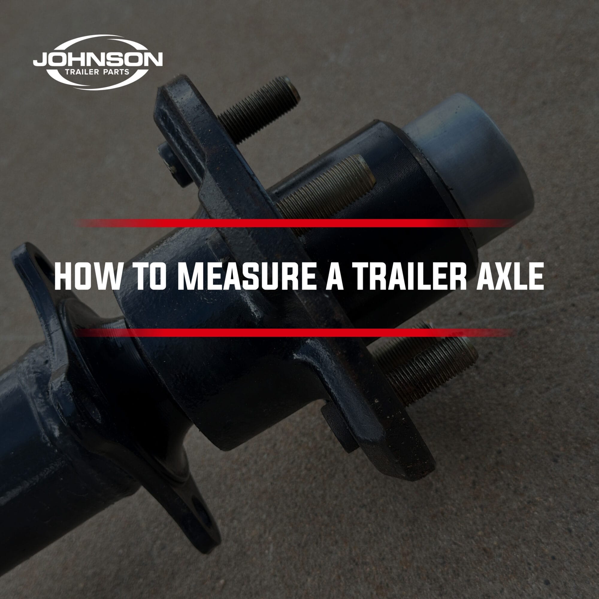 How to measure a trailer axle