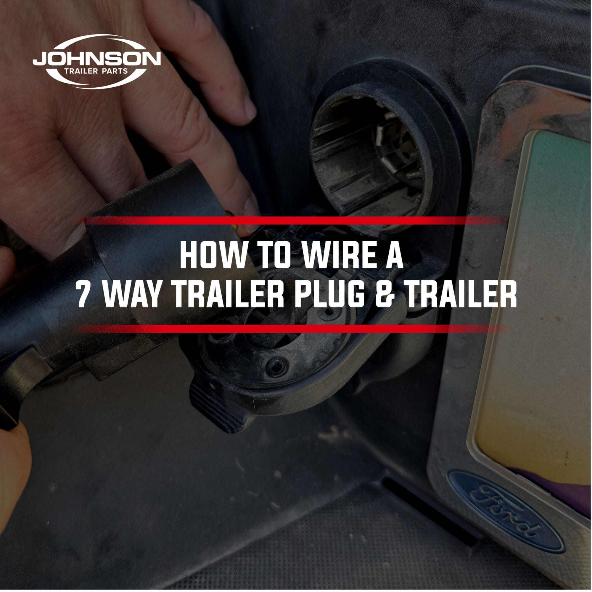 How to wire a 7 way trailer plug and trailer