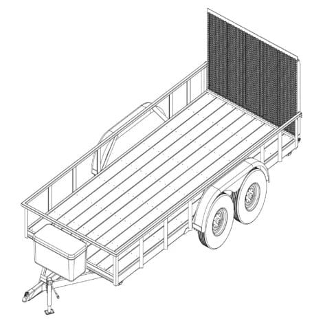 6’10” x 16' Utility Trailer Plans