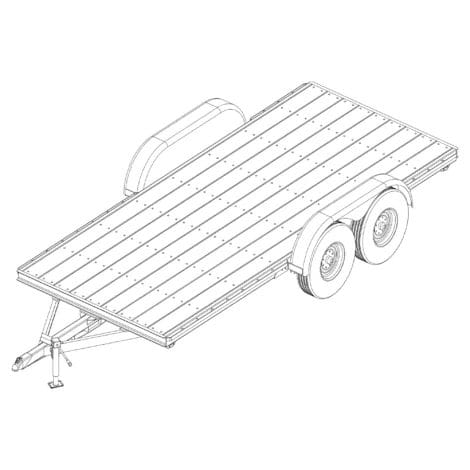 6’10” x 16' Utility Trailer Plans-2