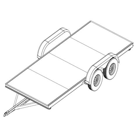 6’10” x 16' Tandem Axle Utility Trailer Plans 6