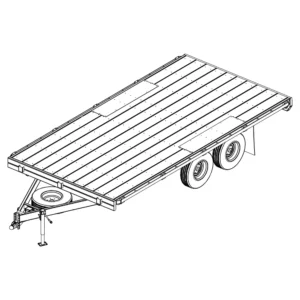 8.5′ x 16′ Deck Over Trailer Plans -7000 lbs-1
