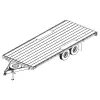 8.5′ x 20 Deck Over Trailer Plans - 10400 lbs-3