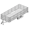 8.5′ x 20′ Deck Over Trailer Plans - 14k -16k Capacity - Image 6