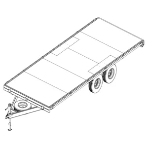 8.5′ x 20 Deck Over Trailer Plans - 7000 lbs-1