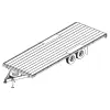 8.5′ x 24 Deck Over Trailer Plans - 10400 lbs Capacity-2