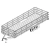 8.5′ x 24 Deck Over Trailer Plans - 10400 lbs Capacity-6